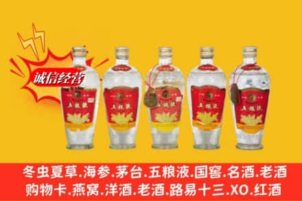 百色西林县回收老五粮液